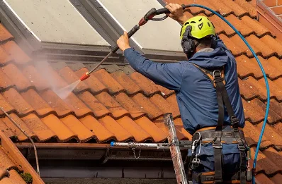 Démoussage et hydrofuge de toiture à Sainte-Colome